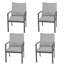 Chaise de patio avec coussin Jeitt
