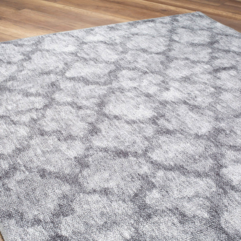 Luxurious Machine Washable Area Rug, 4.9 x 7.5 Feet, 100% Polyester, 1850 g/m², Pile Height: 0.2 inches | Eco-Friendly Recycled Poly Cotton Backing | Perfect for Living Room & Bedroom, Soft and Durable Design