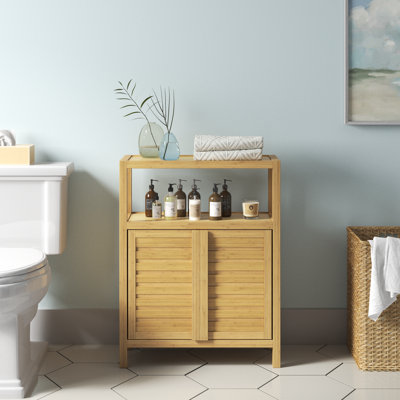 Mitch Solid Wood Bathroom Cabinet