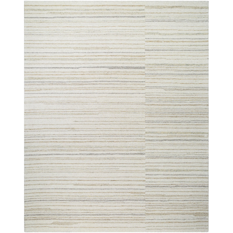 Kokal Modern Hand Tufted Area Rug, Rectangle 8'10" x 12'