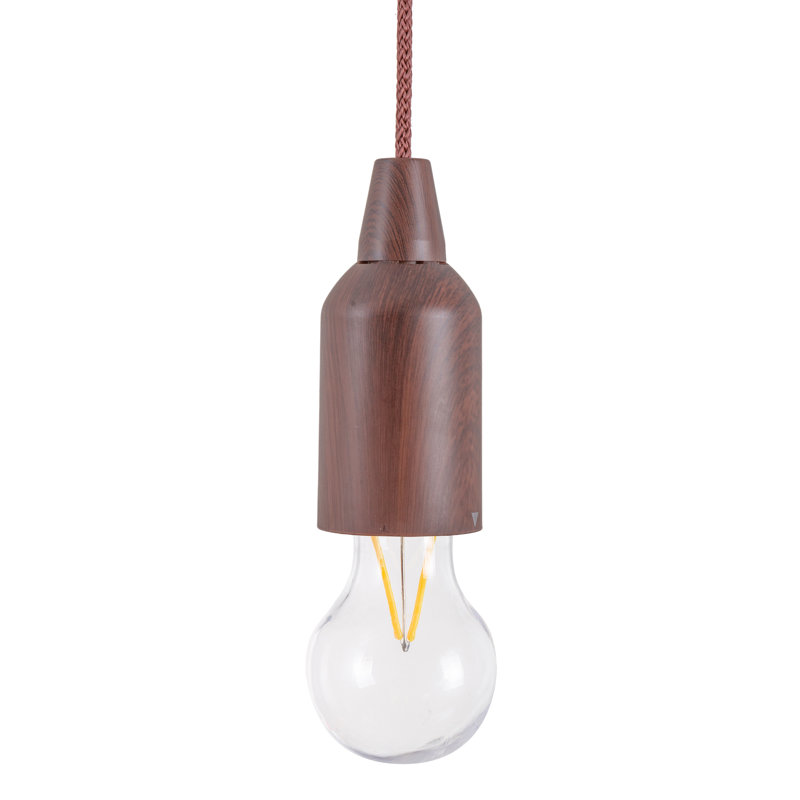 Madarisse Outdoor Pendant, Walnut