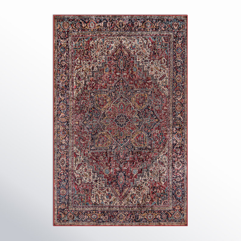 Oriental Indoor Rug, Rectangle 3'6" x 5'6"