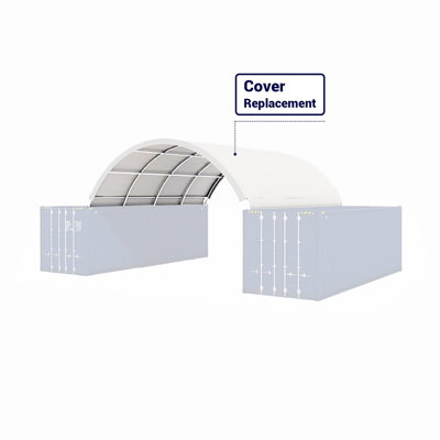 Cover Replacement for 20ft x 20ft Container Shelter
