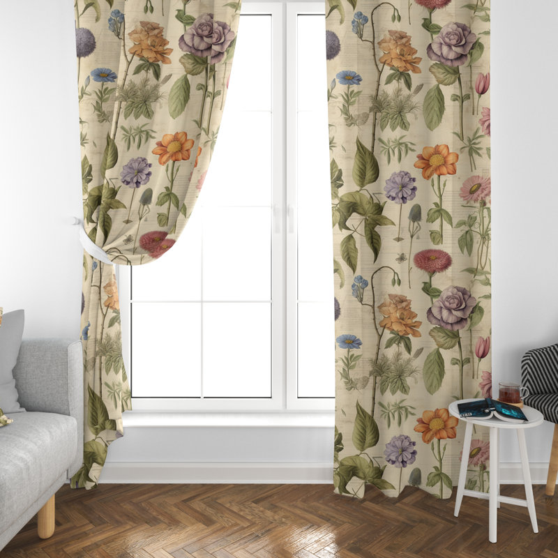Kassie Room Darkening Curtain Pair, 20" W x 52" L