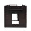 Lit mezzanine simple avec armoire et tablette-578823394