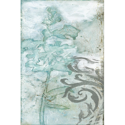 Flower Spray III by Jennifer Goldberger - Wrapped Canvas Print