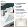 20" L x 15" W Ceramic Rectangular Undermount Bathroom Sink with Overflow