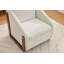 Fauteuil en tissu d'ameublement Chenille-713360131