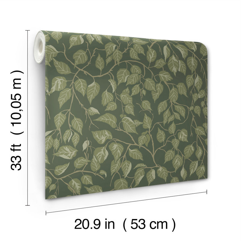 Papier peint Haube, Vert
