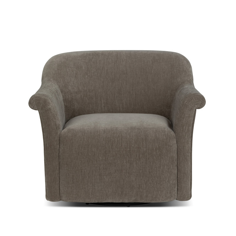 Bella Swivel Chair, Putty, Taupe