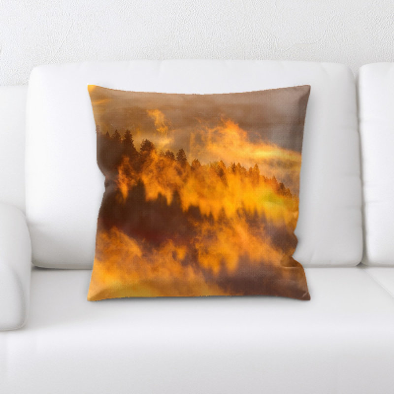 Microsuede Reversible Throw Pillow