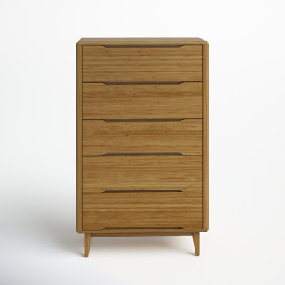 Lacey 5 Drawer 32" W Solid Wood Chest