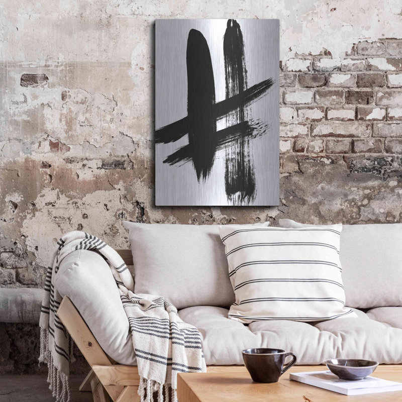 " Brushstrokes V " by Linda Woods, 36" H x 24" W