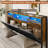 King size headboard and charging station, Platform bed frame with LED lights, Sturdy and stable, No noise, No box spring required, Easy to assemble, Black