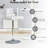Swivel Upholstered Adjustable Height Counter Stool with Metal Frame (Set of 2)-295961279-295961273