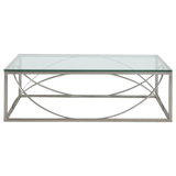 Metal Designs Ellipse Cocktail Table