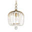 Luminaire suspendu en cristal 1 lumière Voliere