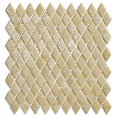 Sancy 7/8" x 1-5/8" Diamond Glass Mosaic