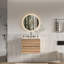 Meuble-lavabo mural simple avec lavabo en céramique Caryll, armoire de rangement moderne avec charnières à fermeture en douceur DTC, pour salle de bain, appartement et hôtel-838290733-808778444-833645116