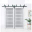 Dalle de porte standard en bois manufacturé massif Veregio-75675636-75675642