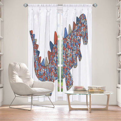 Paire de rideaux obscurcissant en polyester Ginjiro