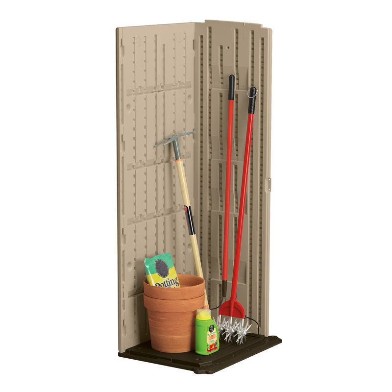 Suncast Aston Storage Cabinet - Sand, Yes
