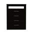 Commode Atlanta, chambre à coucher, noir-512633760