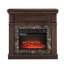Foyer électrique avec cerisier - l 41,84 po x P 14 po H 40 po, peu encombrant, niveaux de flamme réglables, télécommande, décor classique, flamme, fonctionnement,