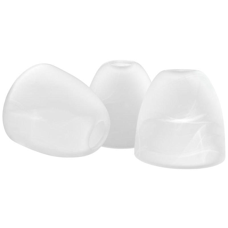 Abat-jour bol en verre blanc 4,75 "