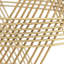 TABLE ROND WIRE AVEC PLATEAU EN MARBRE