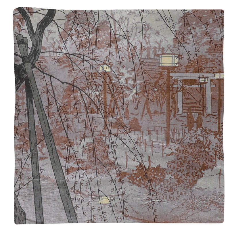 Kasamatsu Shiro Cotton Square Napkin, Red