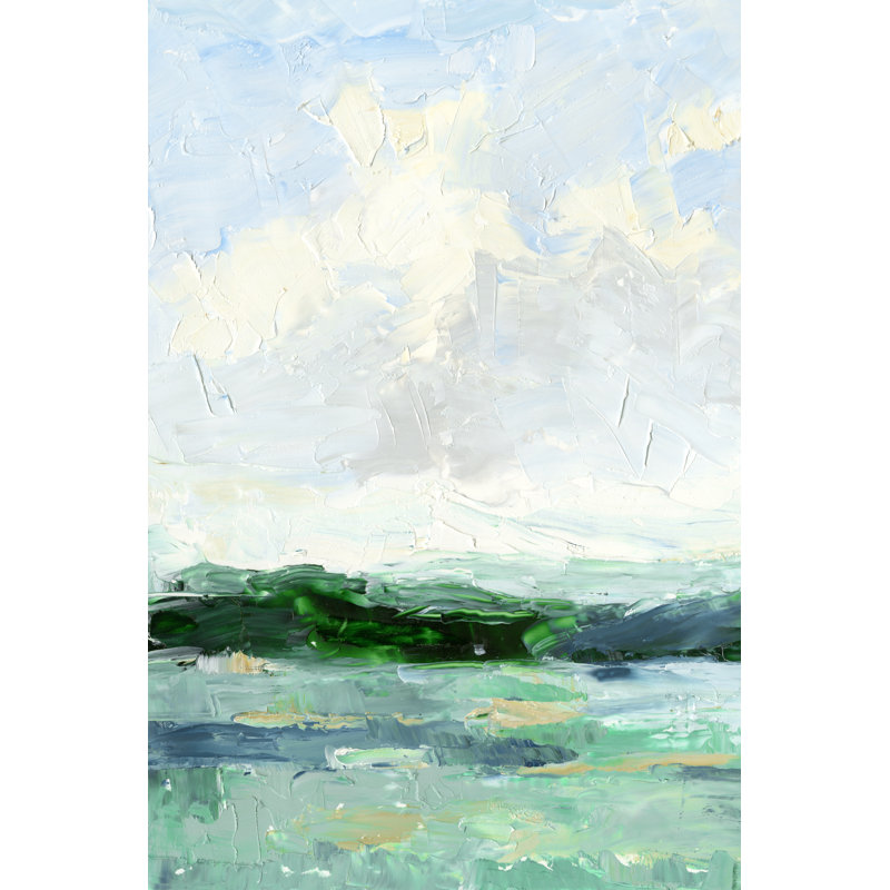 Forecast I - Painting, 46cm H x 30cm W, Wrapped Canvas
