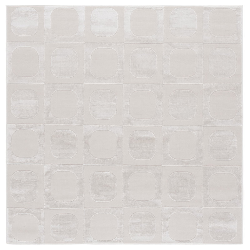 Izazul 100 Performance Geometric Rug, Square 6'3"