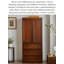 Petite armoire américaine en bois de paulownia