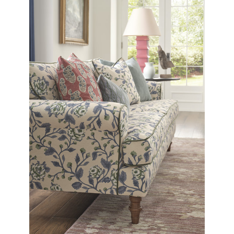 Canapé Erin & Ben Co Faulkner, Bleu/beige/vert
