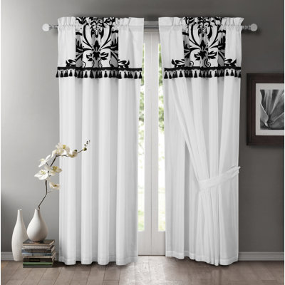 Semi Sheer Curtain Pair