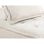 Fauteuil d'appoint capitonné beige