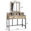 Abdulaleem Vanity Table with Lighted Mirror-342940785