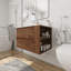 Meuble-lavabo mural avec lavabo en gel