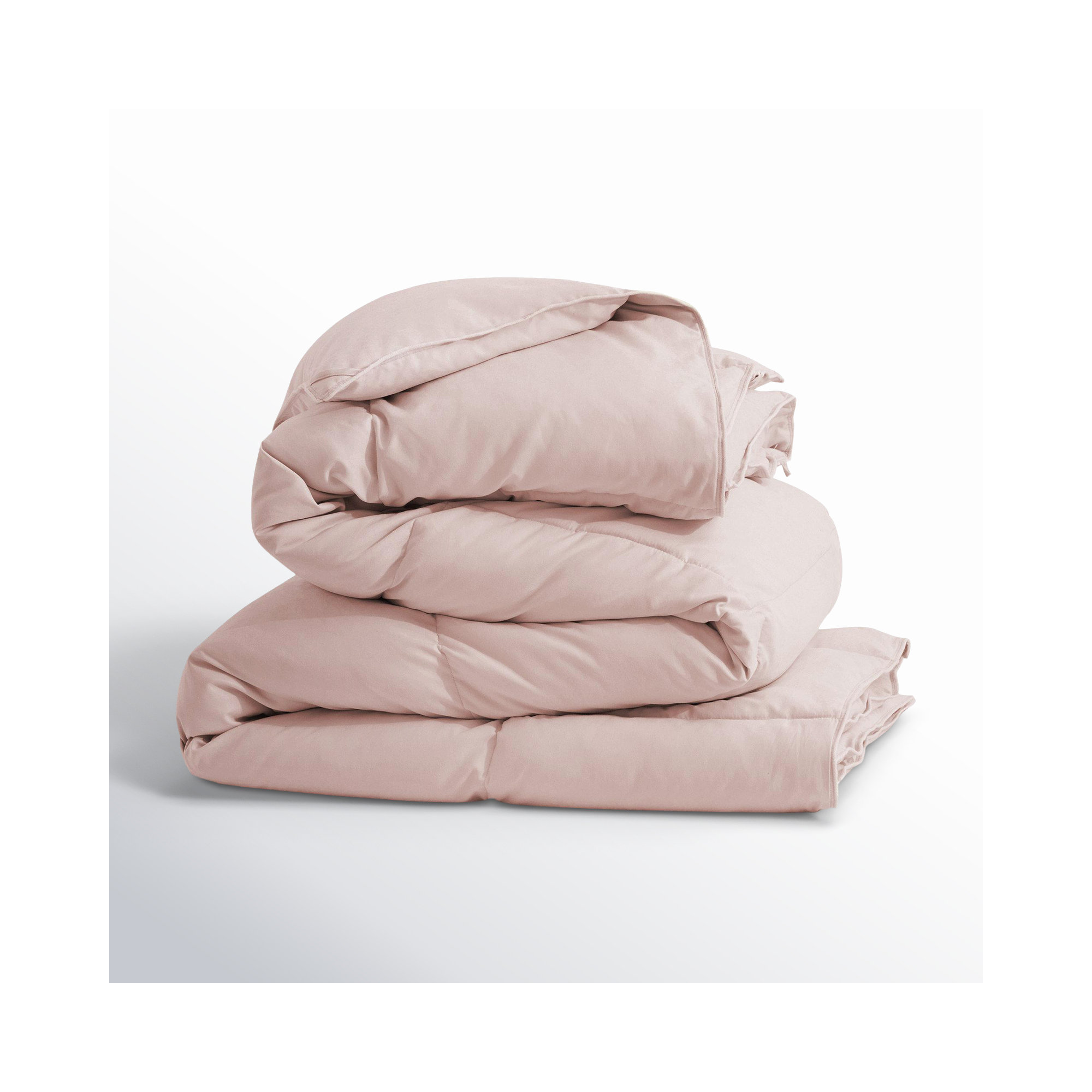 600 Fill Power All Season Down Comforter Duvet Insert, Pink, King