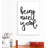 Being Nice Is Cool. - Wrapped Canvas Print-2139704660