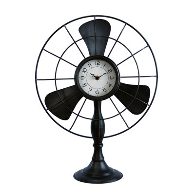 Numerical Iron Mechanical Tabletop Clock