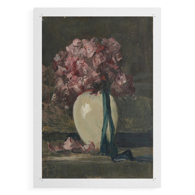 Imprimé floral rétro Lxxiv - impression sur toile seulement - non encadrée