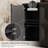 Designer Modern Textured 59'' Three-dimensional Relief Sideboard-1649558318