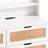 Rattan Storage Cabinet With LED Lights And Power Outlet-111654631