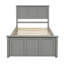 Lit plateforme avec rangement, 2 tiroirs avec roulettes, structure simple-1285907504