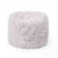Pouf rond en fausse fourrure 5 pieds
