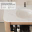 Meuble-lavabo de salle de bain mural 42 po avec lavabo en céramique Cararra Arcora