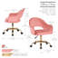 Velvet Office Chair-2101592711