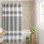 Rideau de douche spa gris gaufré 54 x 78 po avec traitement 3M-1306089529-1306089509